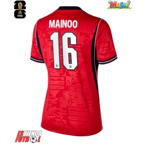 Inglaterra Kobbie Mainoo #16 Segunda Equipación Mujer Mundial 2026 Manga Corta